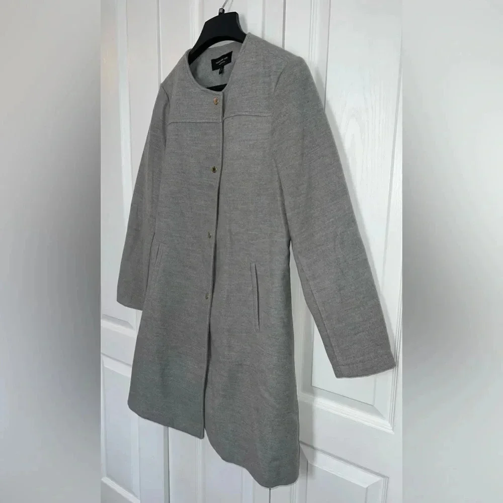 Marc New York Andrew Marc Women Gray Coat M
